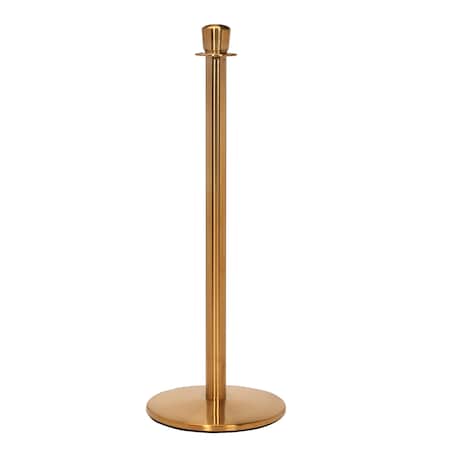 Queue Solutions Elegance 451, Crown Top, Profile Base, Satin Brass ELC451-SB